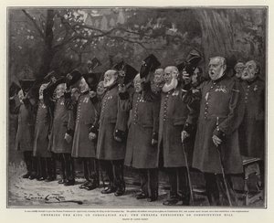 Torcendo o rei no dia da coroação, os reformados do Chelsea em Constitution Hill